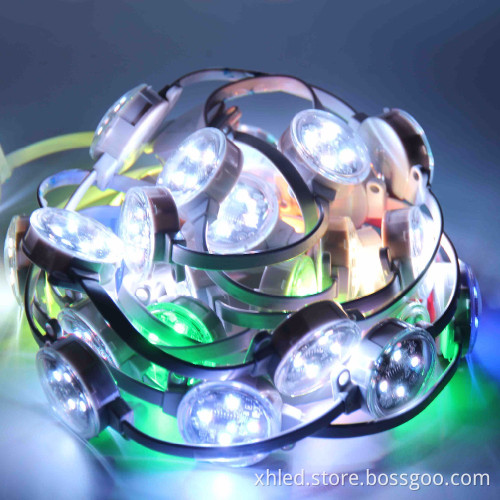 RGB Waterproof IP67 40mm 15W Outdoor 1W SMD3535 Full Color DMX Digital Led Pixels
